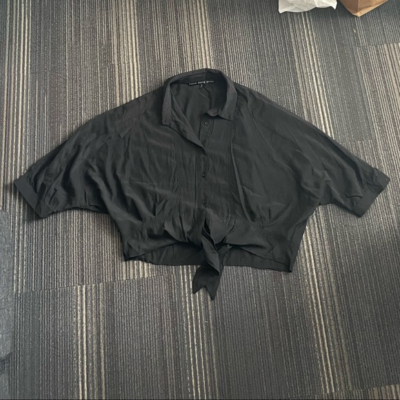 Black Button Up Shirt - Picture 1 of 2